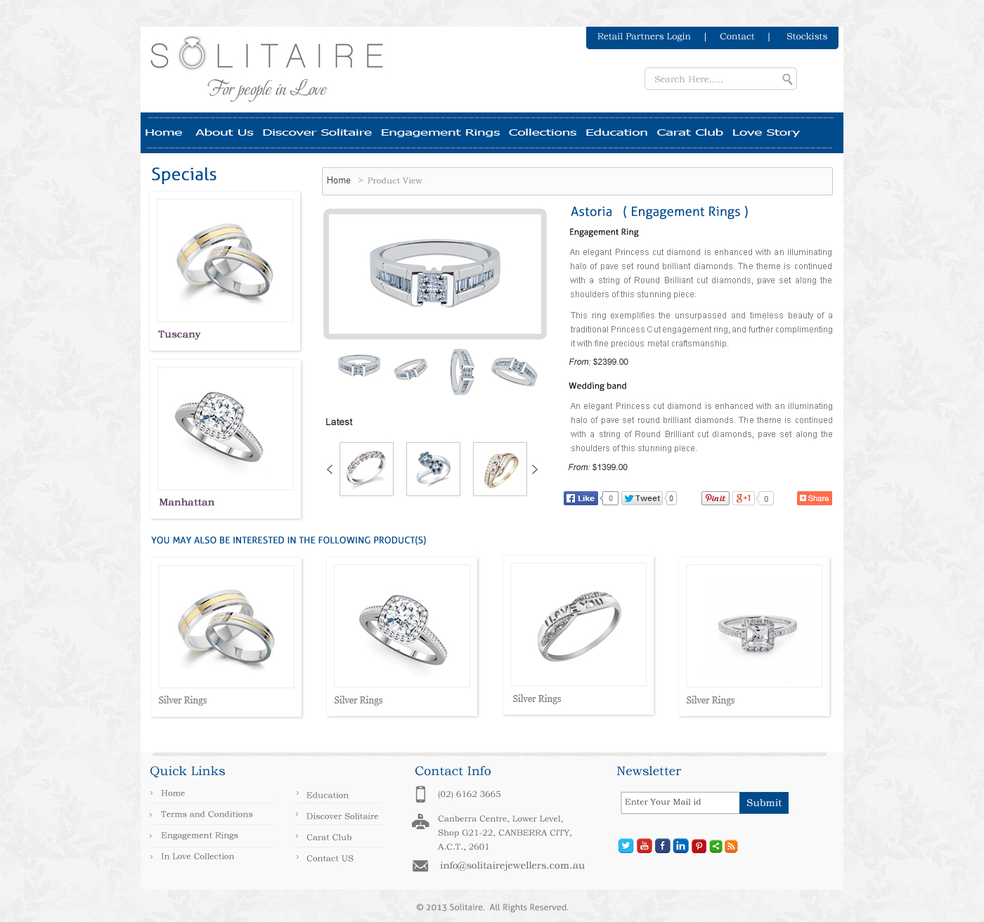 Web Design by Jessi Siriit for Solitaire | Design #2687226