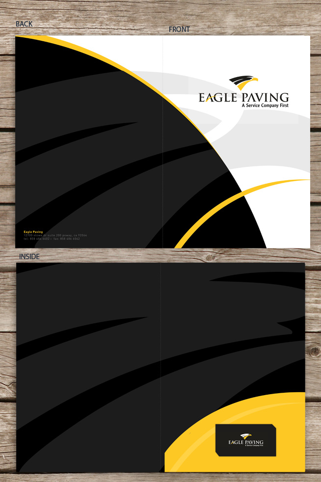 Brochure Design by san011 for Eagle Paving | Design #615531