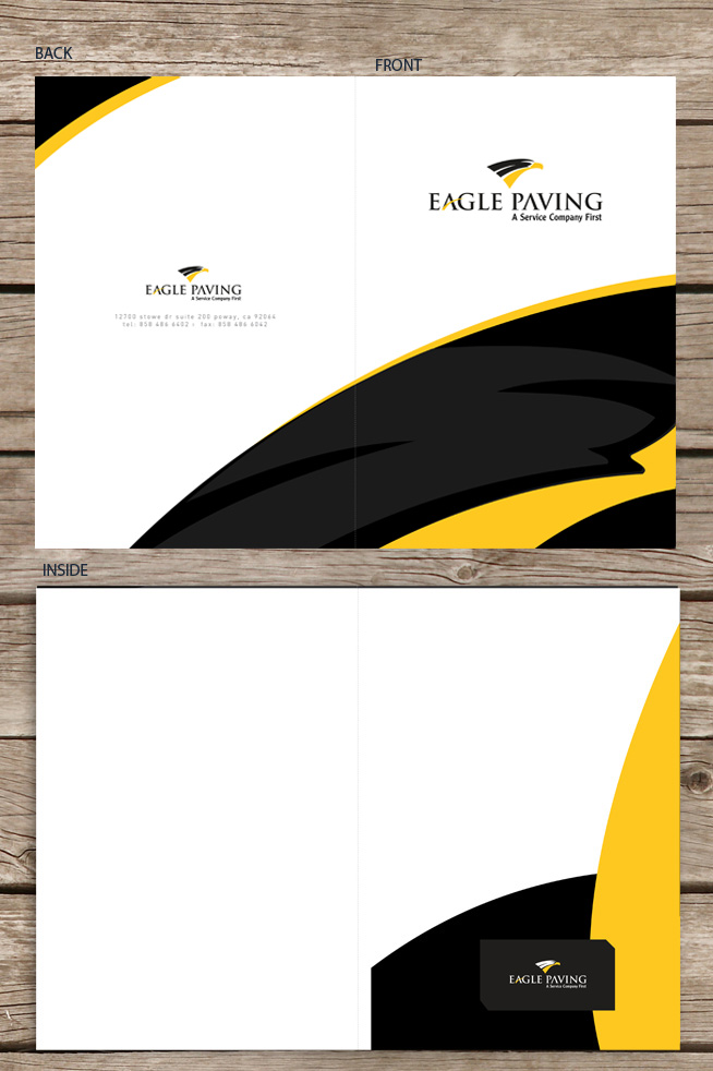 Diseño de Brochure por san011 para Eagle Paving | Diseño #615533
