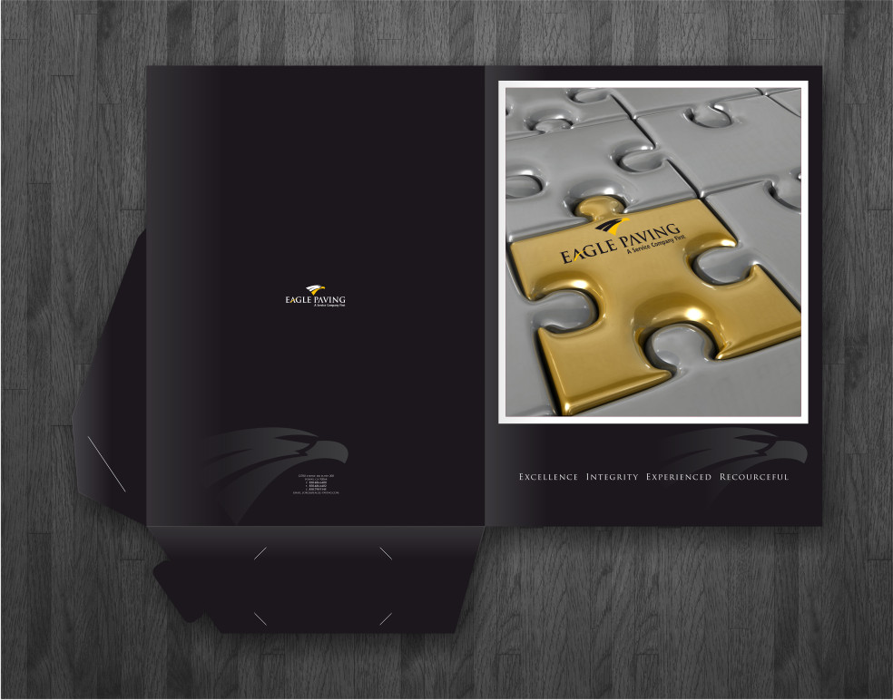 Brochure Design by Atvento Graphics for Eagle Paving | Design #620195
