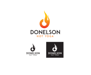 Donelson Hot Yoga | Logo Design by Buck Tornado