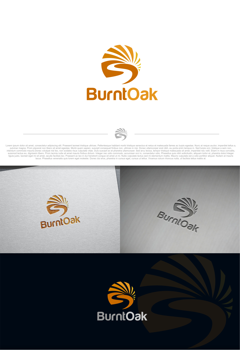 Logo Design by artswolf for Burnt Oak  | Design #16941541