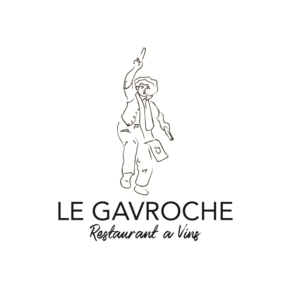  LE GAVROCHE Wine Restaurant | Logo Design by ZEKKOUR Fouzi