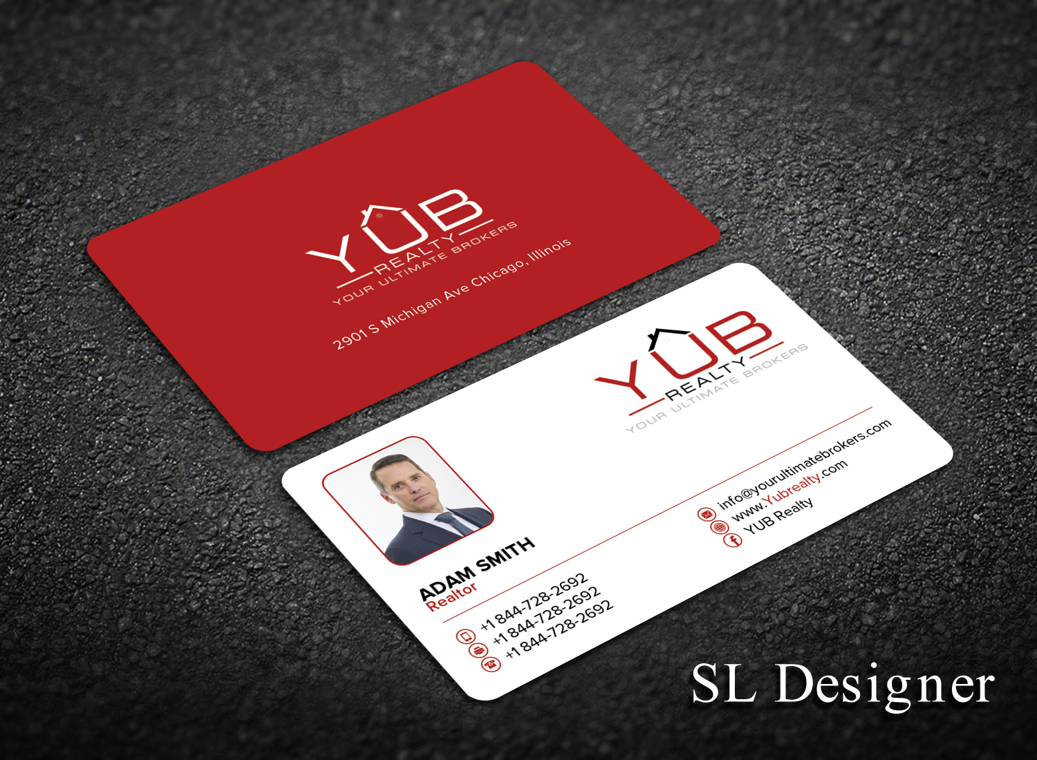 Business Card Design by SL Designer for RED EMPRESARIO | Design #16895089