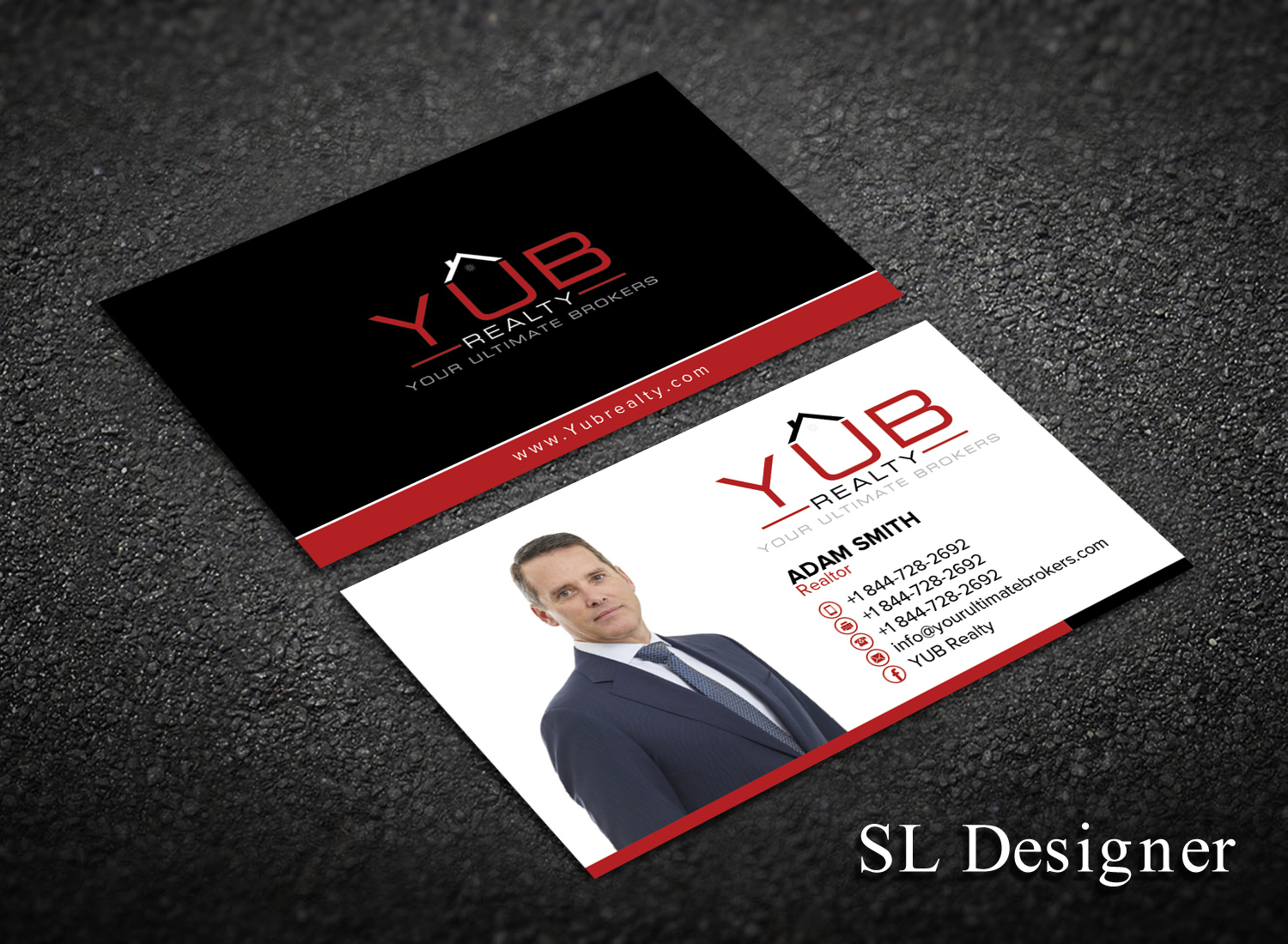 Business Card Design by SL Designer for RED EMPRESARIO | Design #16907917