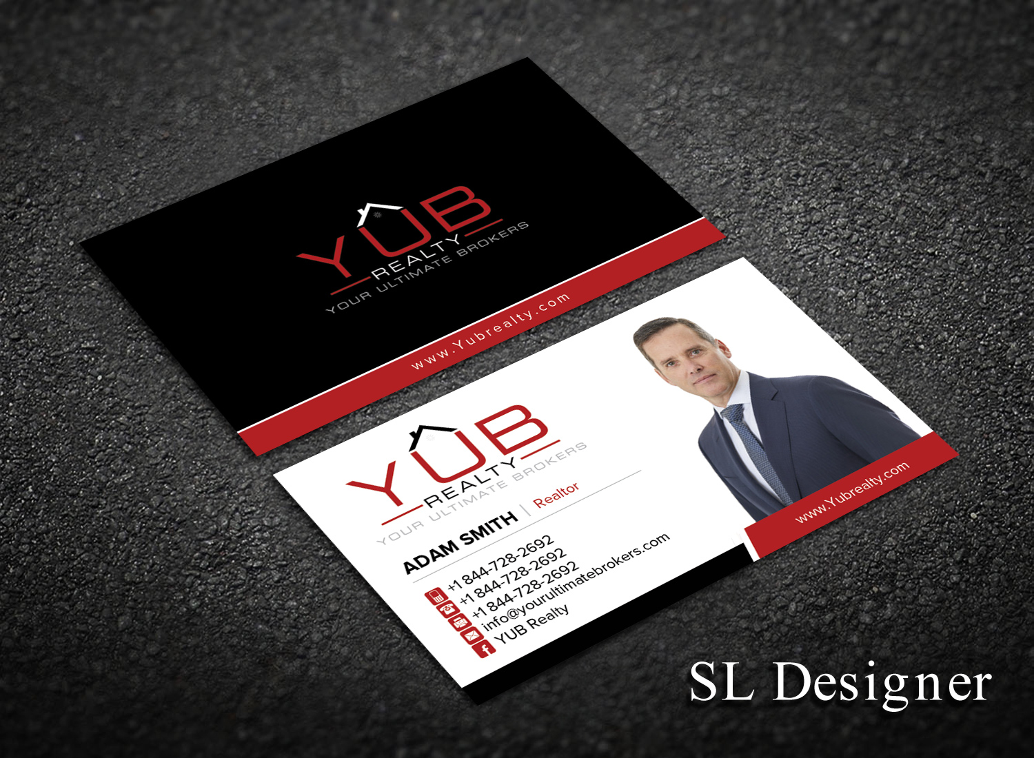 Business Card Design by SL Designer for RED EMPRESARIO | Design #16907919