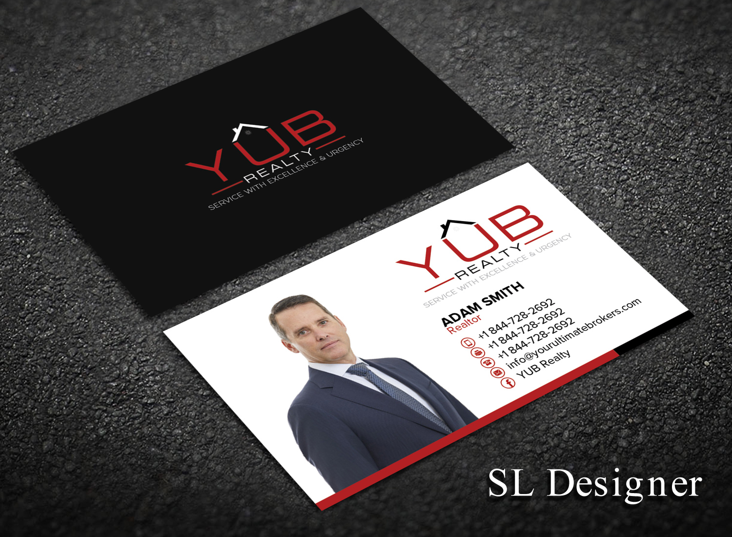 Business Card Design by SL Designer for RED EMPRESARIO | Design #16936442
