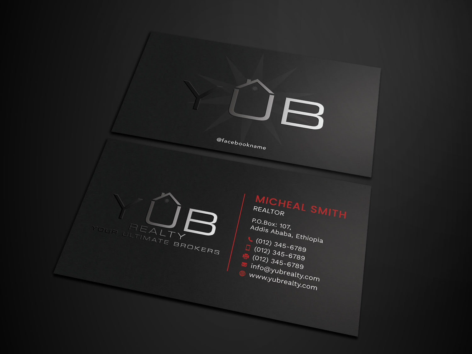 Business Card Design by Tripti Ranjan Gain for RED EMPRESARIO | Design #16884023