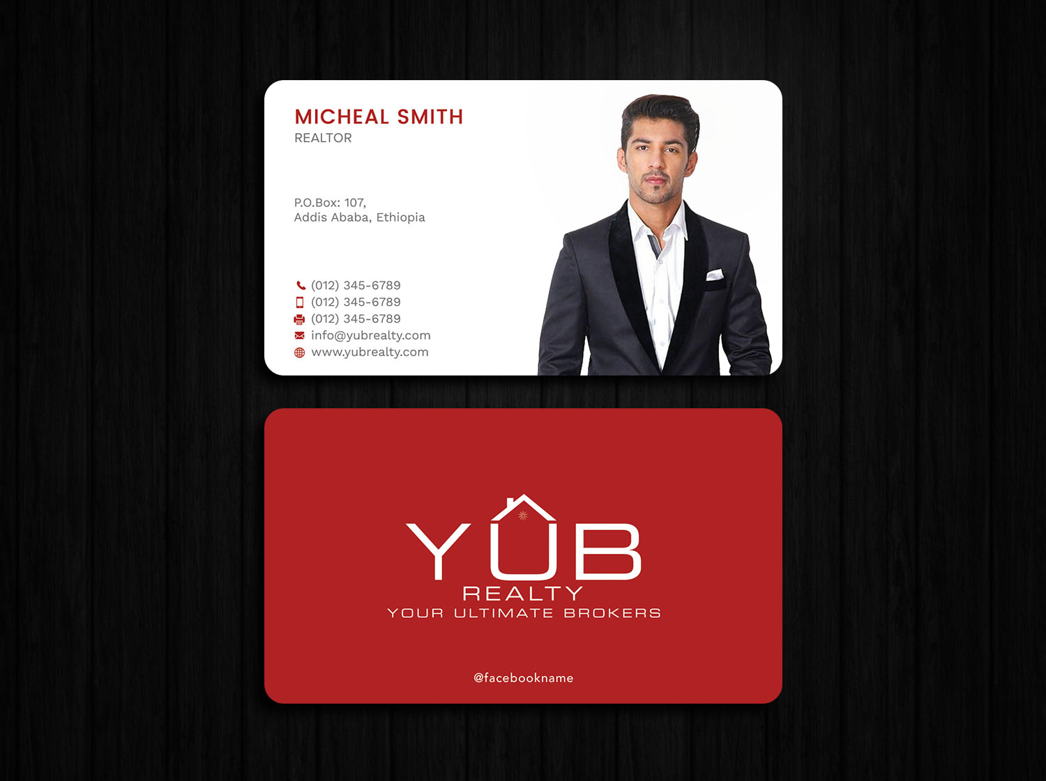 Business Card Design by Tripti Ranjan Gain for RED EMPRESARIO | Design #16884330