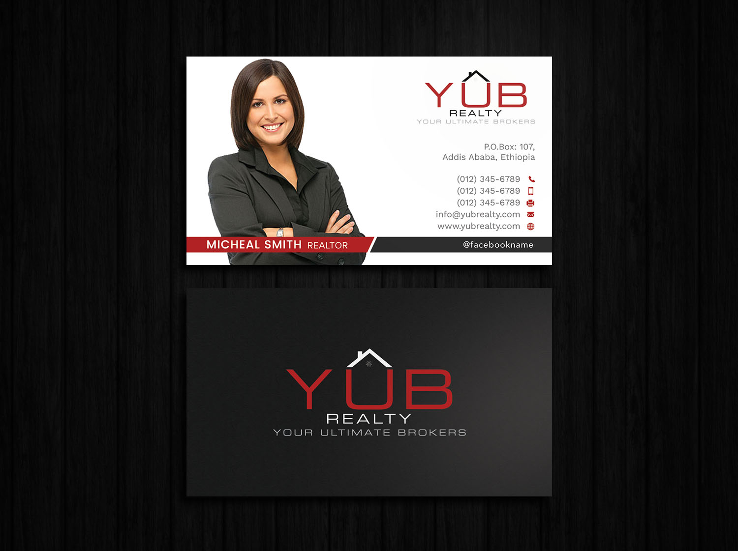 Business Card Design by Tripti Ranjan Gain for RED EMPRESARIO | Design #16884334