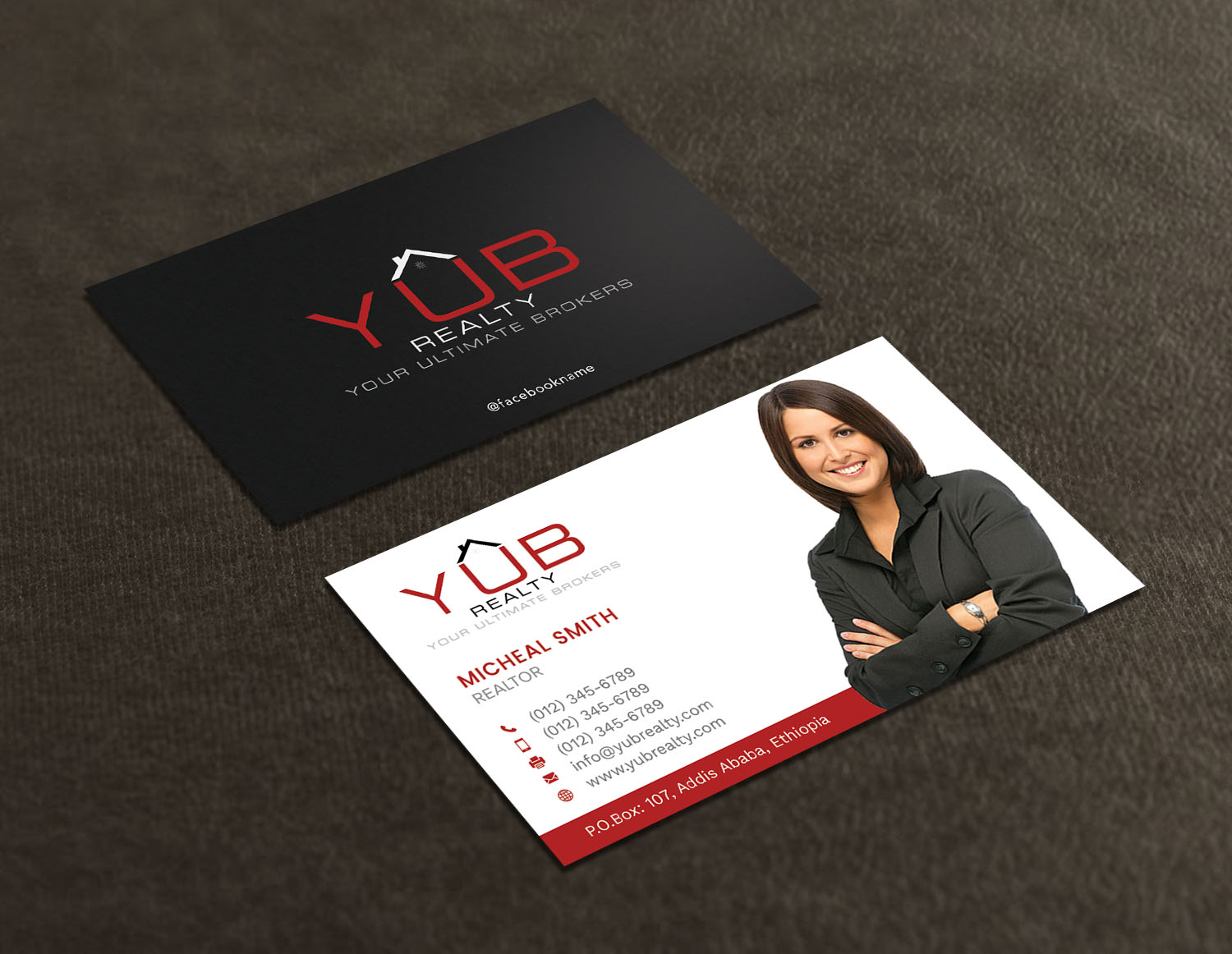 Business Card Design by Tripti Ranjan Gain for RED EMPRESARIO | Design #16884339
