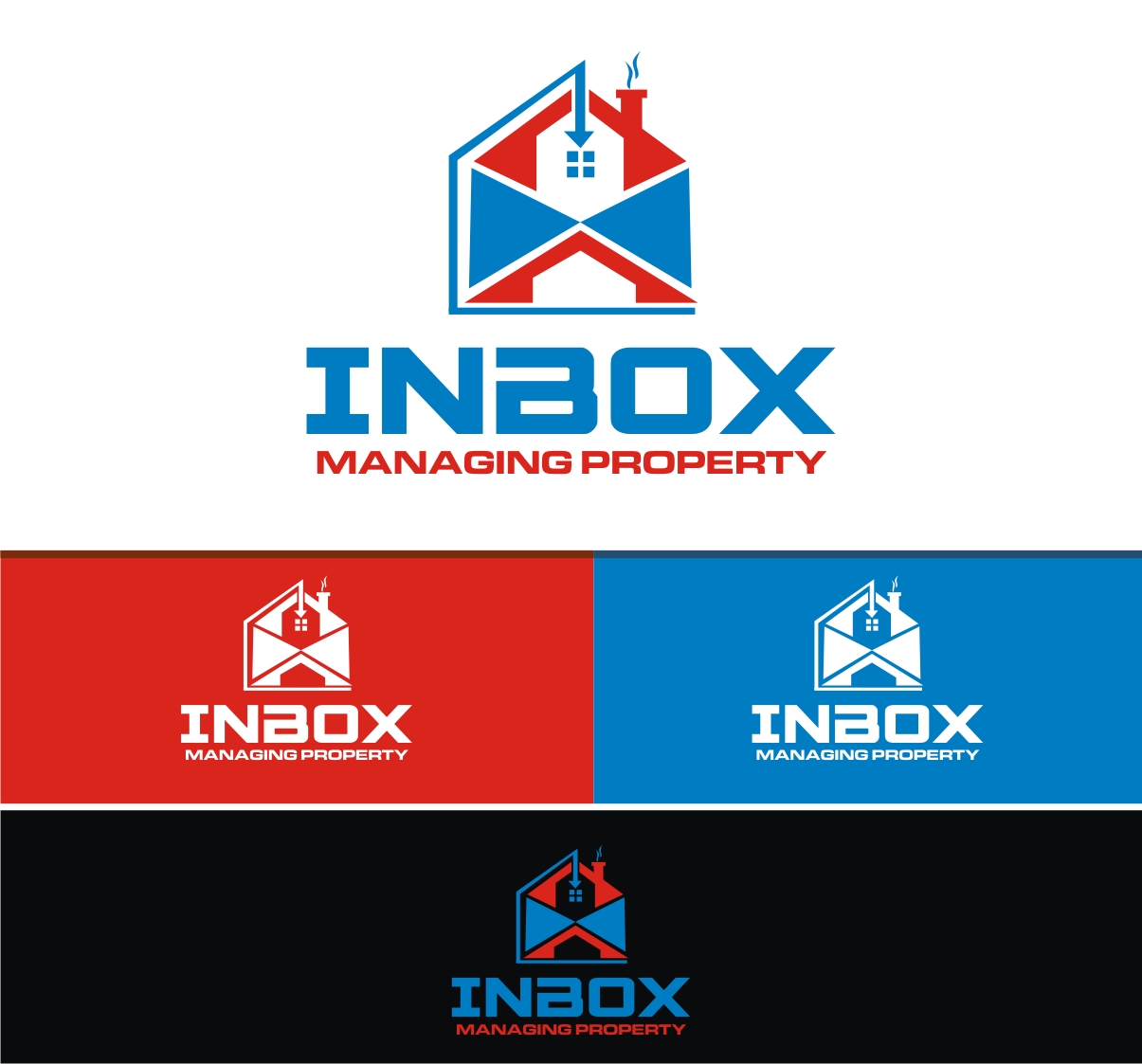 Logo Design by Soul Light for Inbox Managing Property Pty Ltd | Design #16906887