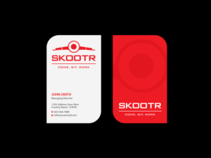 Business Card Design by Creations Box 2015 for skootr global pvt. ltd. | Design: #16908735