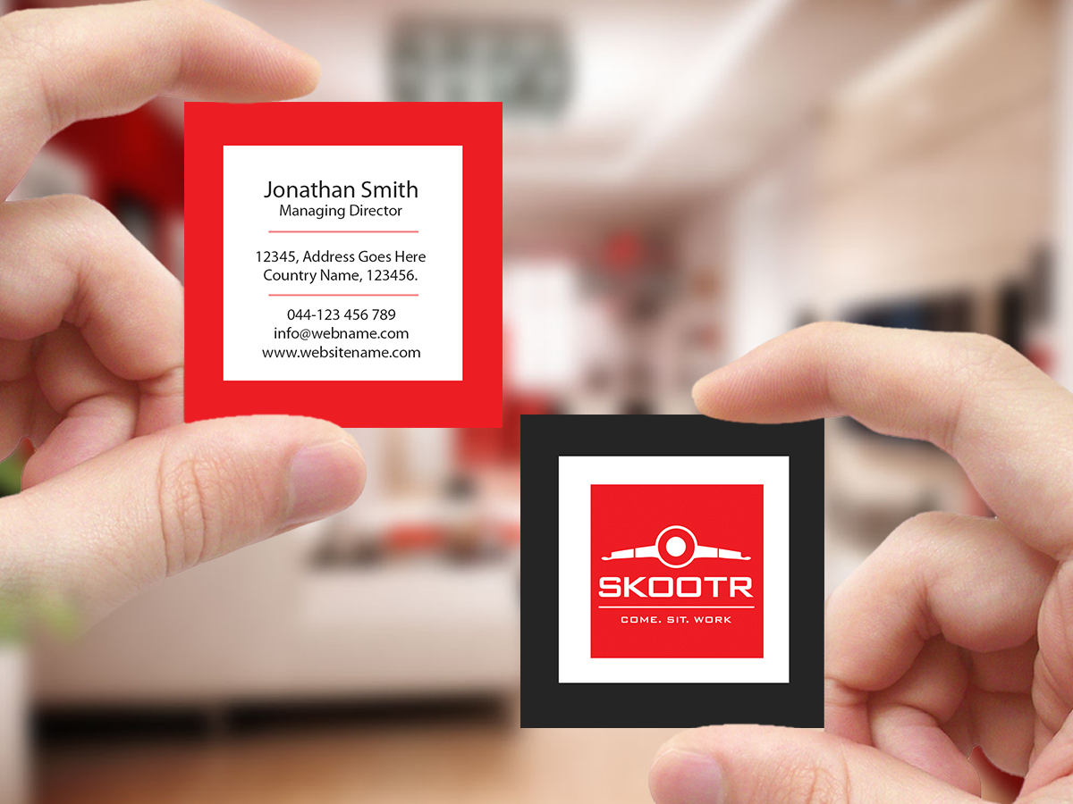 Business Card Design by Creations Box 2015 for skootr global pvt. ltd. | Design #16908742