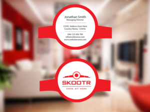 Business Card Design by Creations Box 2015 for skootr global pvt. ltd. | Design: #16908743