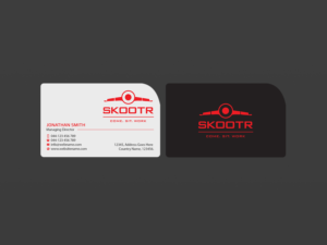 Business Card Design by Creations Box 2015 for skootr global pvt. ltd. | Design: #16908745