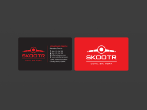 Business Card Design by Creations Box 2015 for skootr global pvt. ltd. | Design: #16908746