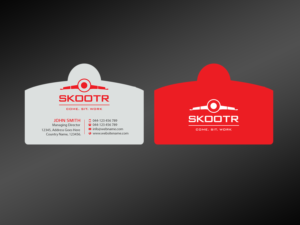 Business Card Design by Creations Box 2015 for skootr global pvt. ltd. | Design: #16908747