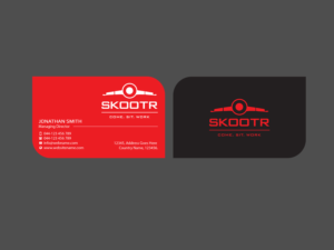 Business Card Design by Creations Box 2015 for skootr global pvt. ltd. | Design: #16908750