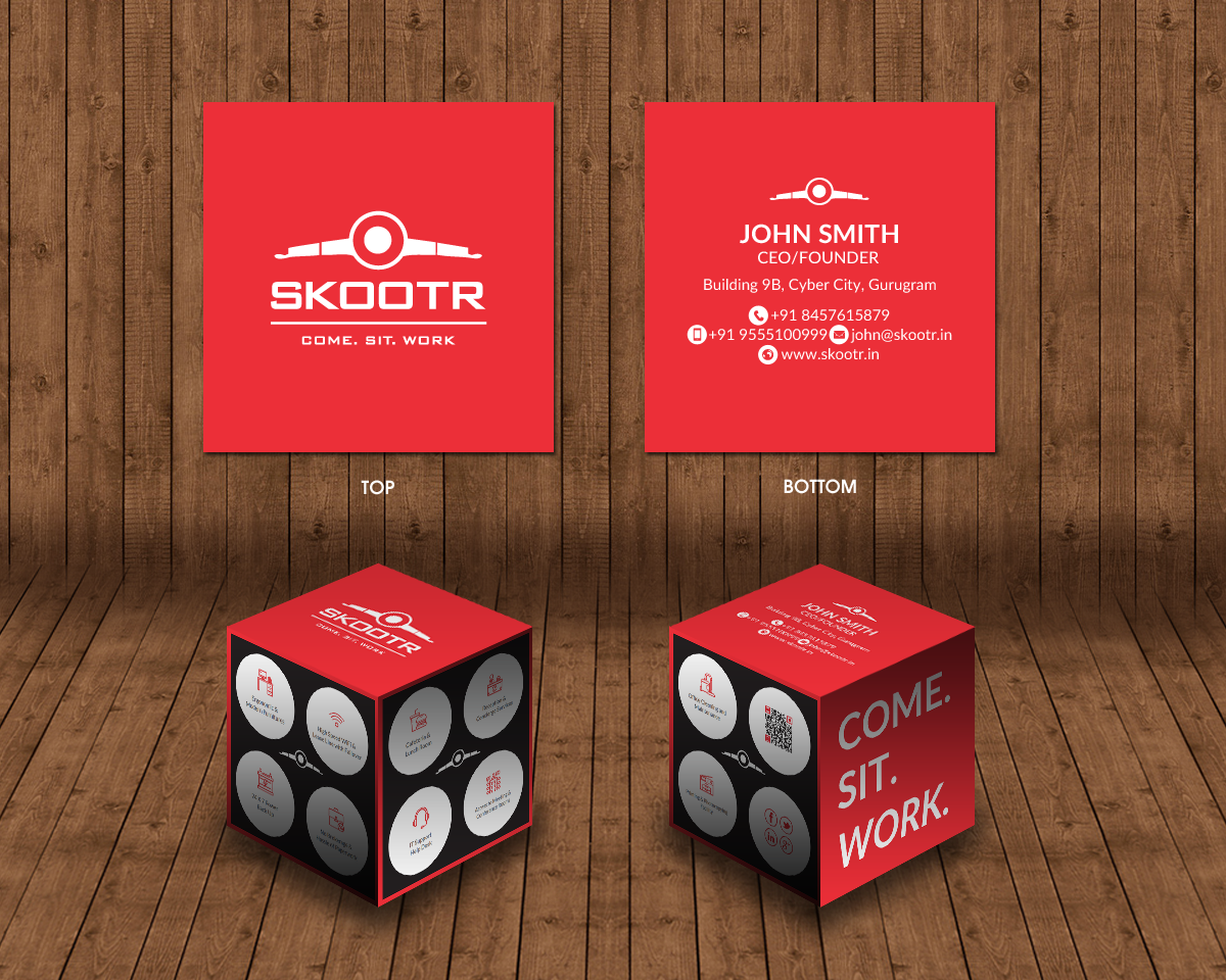 Business Card Design by chandrayaan.creative for skootr global pvt. ltd. | Design #16900040