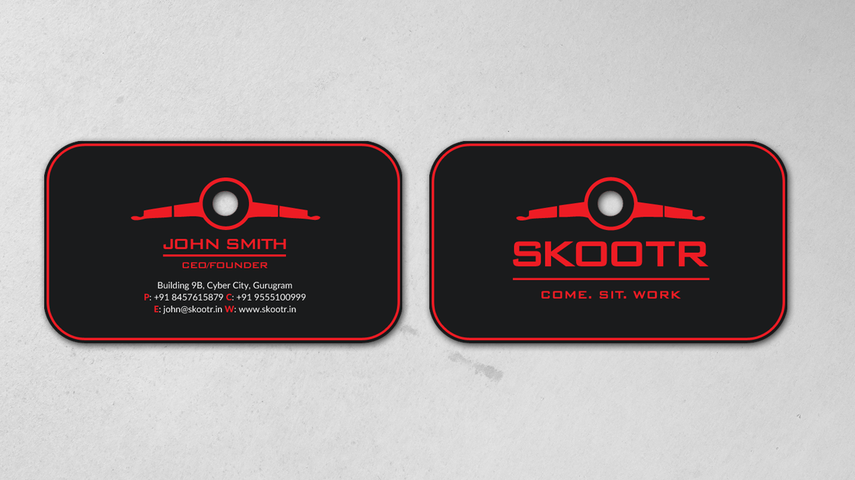 Visitenkarten-Design von chandrayaan.creative für skootr global pvt. ltd. | Design #16932693