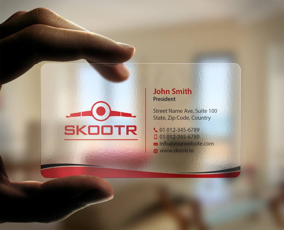 Business Card Design by design_C. for skootr global pvt. ltd. | Design #16921803
