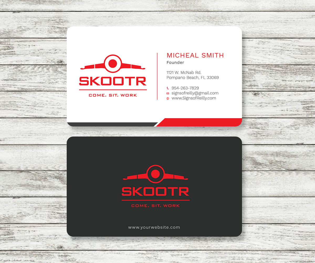 Business Card Design by Tripti Ranjan Gain for skootr global pvt. ltd. | Design #16902772