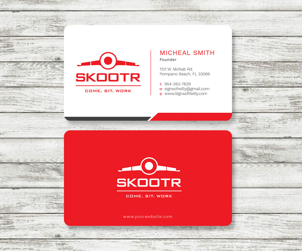 Diseño de Tarjeta de Presentación por Tripti Ranjan Gain para skootr global pvt. ltd. | Diseño #16902774
