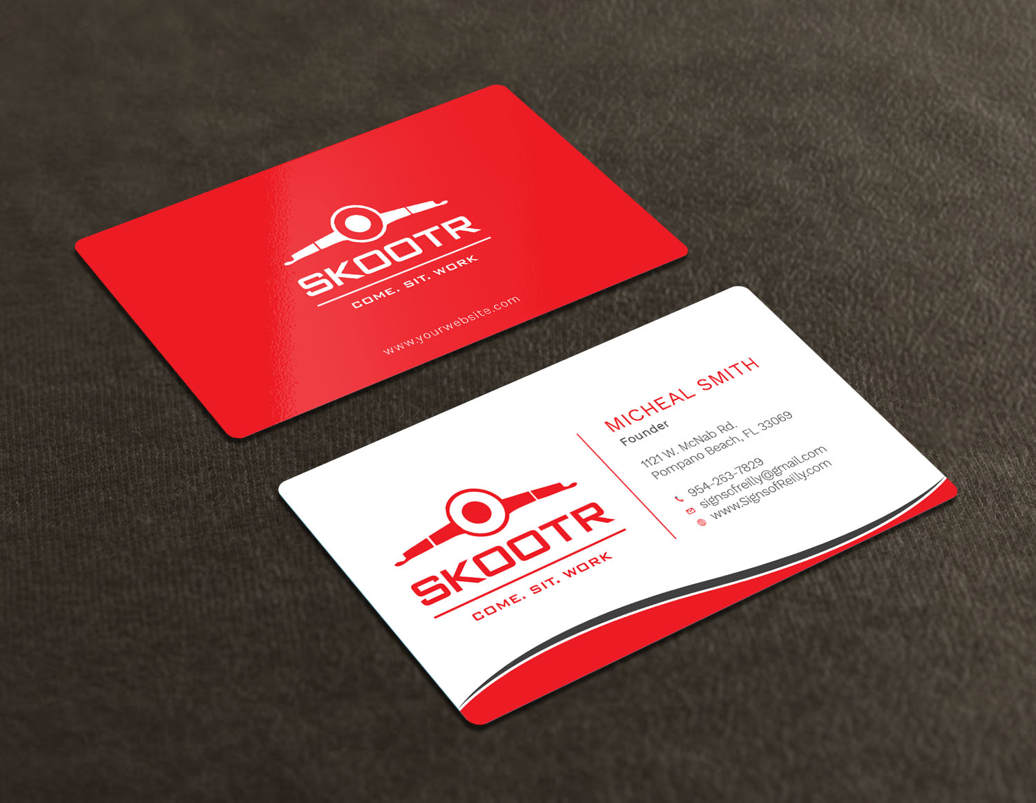 Diseño de Tarjeta de Presentación por Tripti Ranjan Gain para skootr global pvt. ltd. | Diseño #16902802