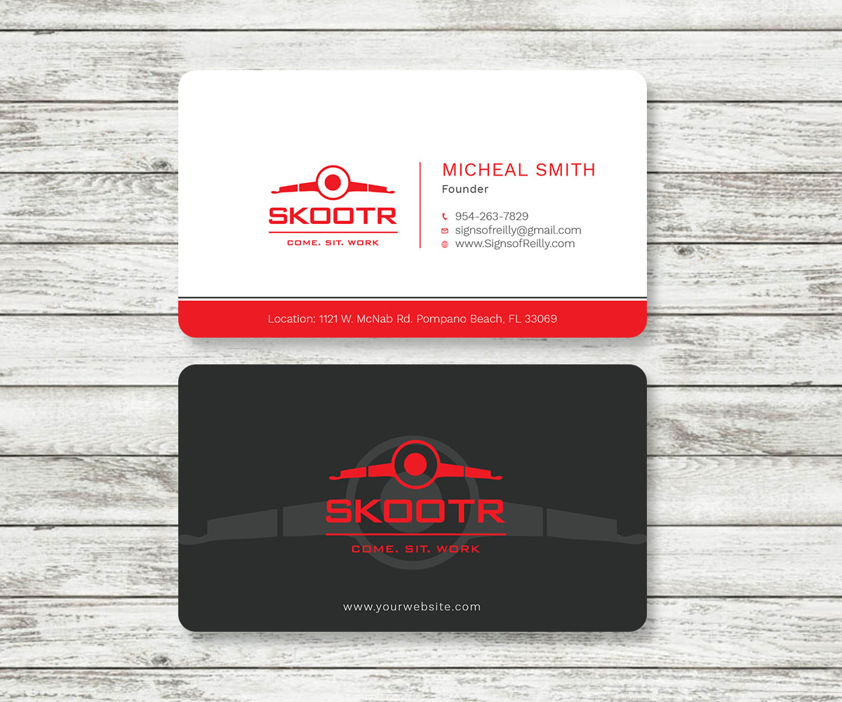Business Card Design by Tripti Ranjan Gain for skootr global pvt. ltd. | Design #16902804