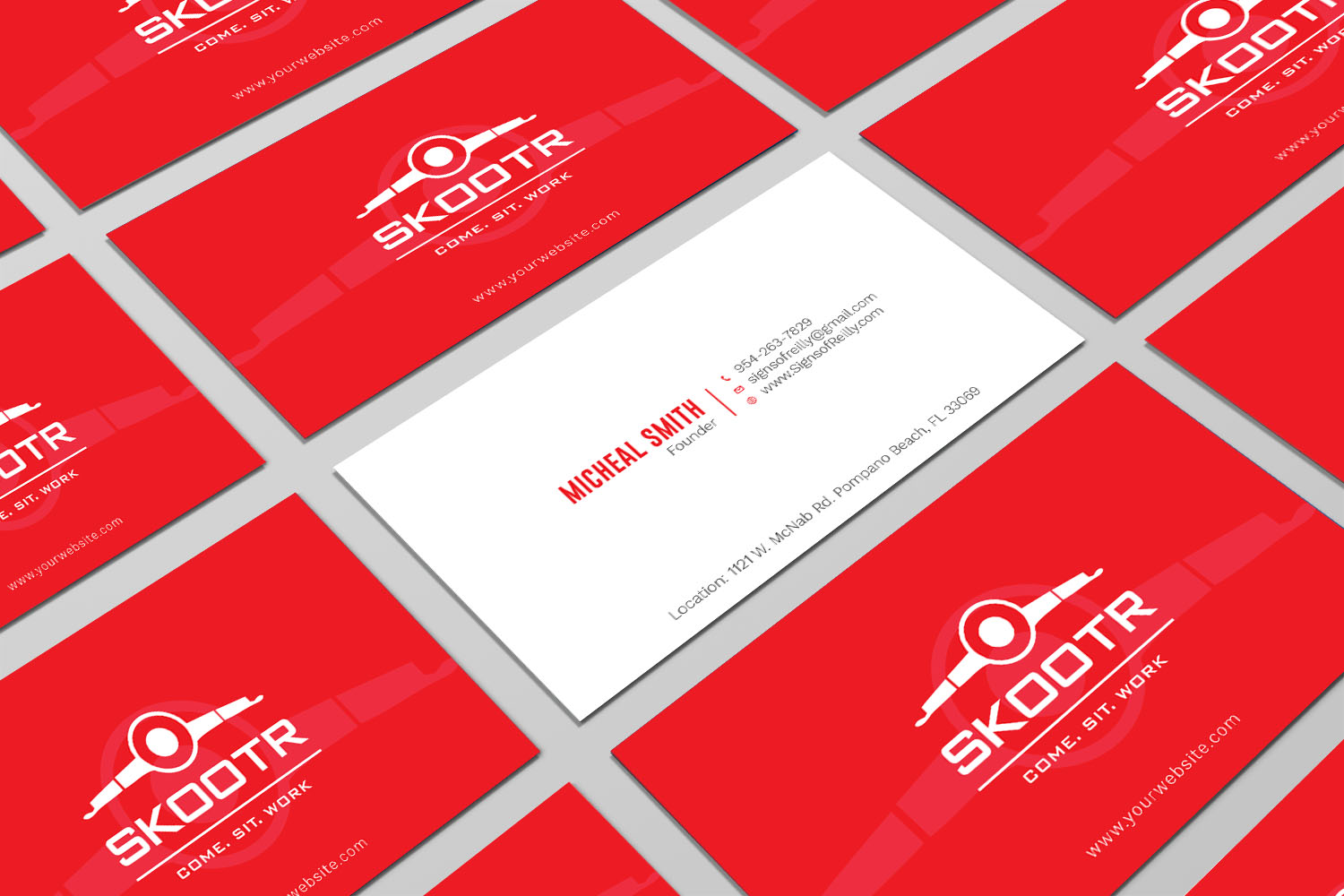 Business Card Design by Tripti Ranjan Gain for skootr global pvt. ltd. | Design #16902812