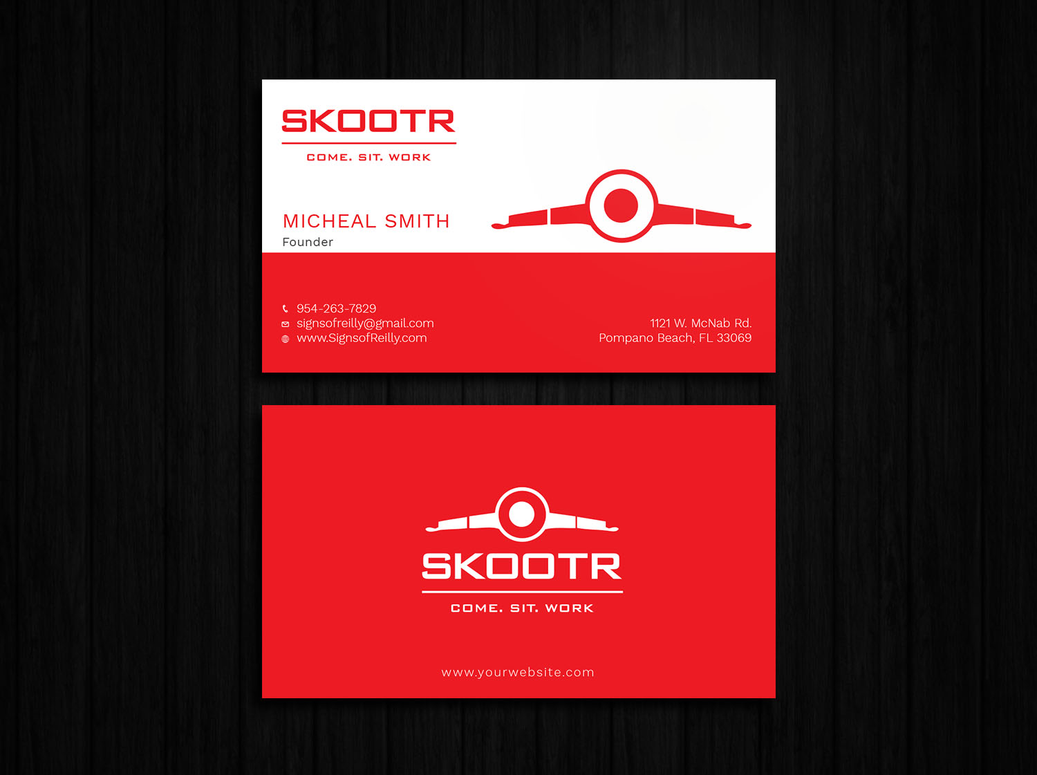 Diseño de Tarjeta de Presentación por Tripti Ranjan Gain para skootr global pvt. ltd. | Diseño #16902831