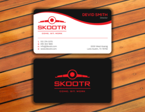 Design de Carte de Visite par Tripti Ranjan Gain pour skootr global pvt. ltd. | Design : #16903146