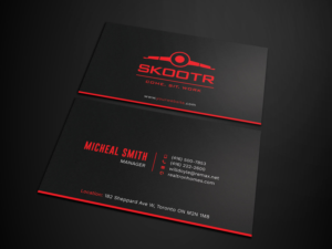 Business Card Design by Tripti Ranjan Gain for skootr global pvt. ltd. | Design: #16903531