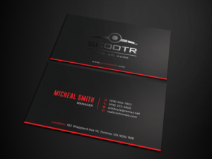 Business Card Design by Tripti Ranjan Gain for skootr global pvt. ltd. | Design: #16903532