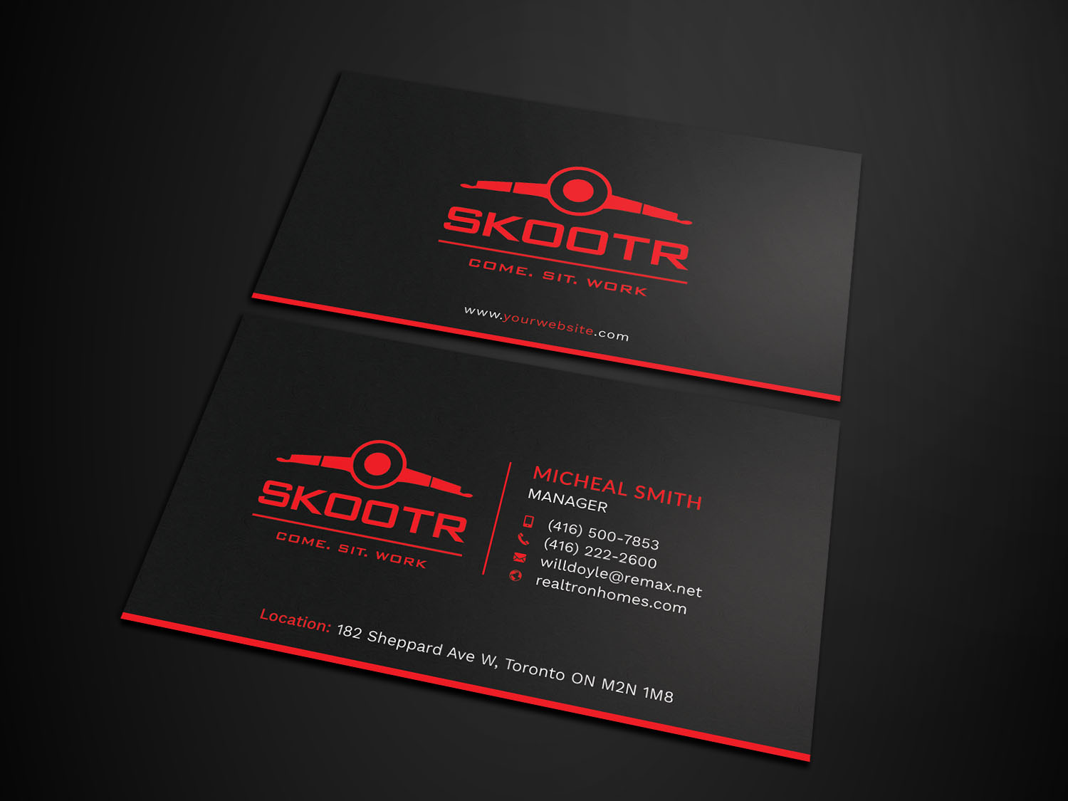 Business Card Design by Tripti Ranjan Gain for skootr global pvt. ltd. | Design #16903537