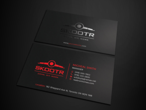 Business Card Design by Tripti Ranjan Gain for skootr global pvt. ltd. | Design: #16903540