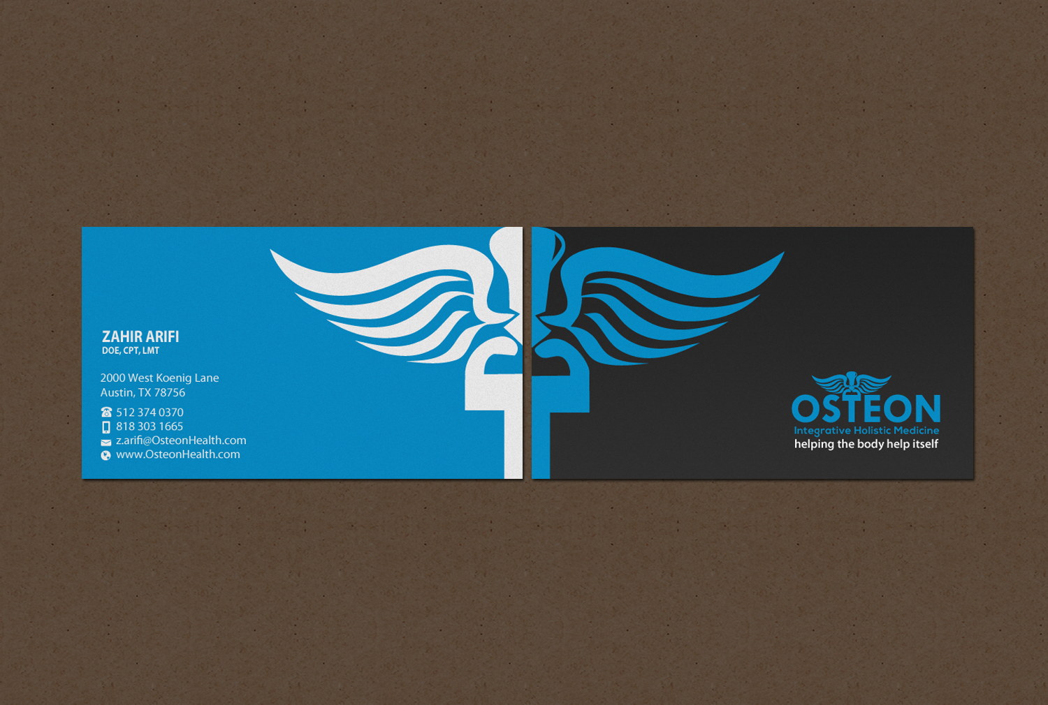 Business Card Design by Brand aid for Axis Health | Design #16904097