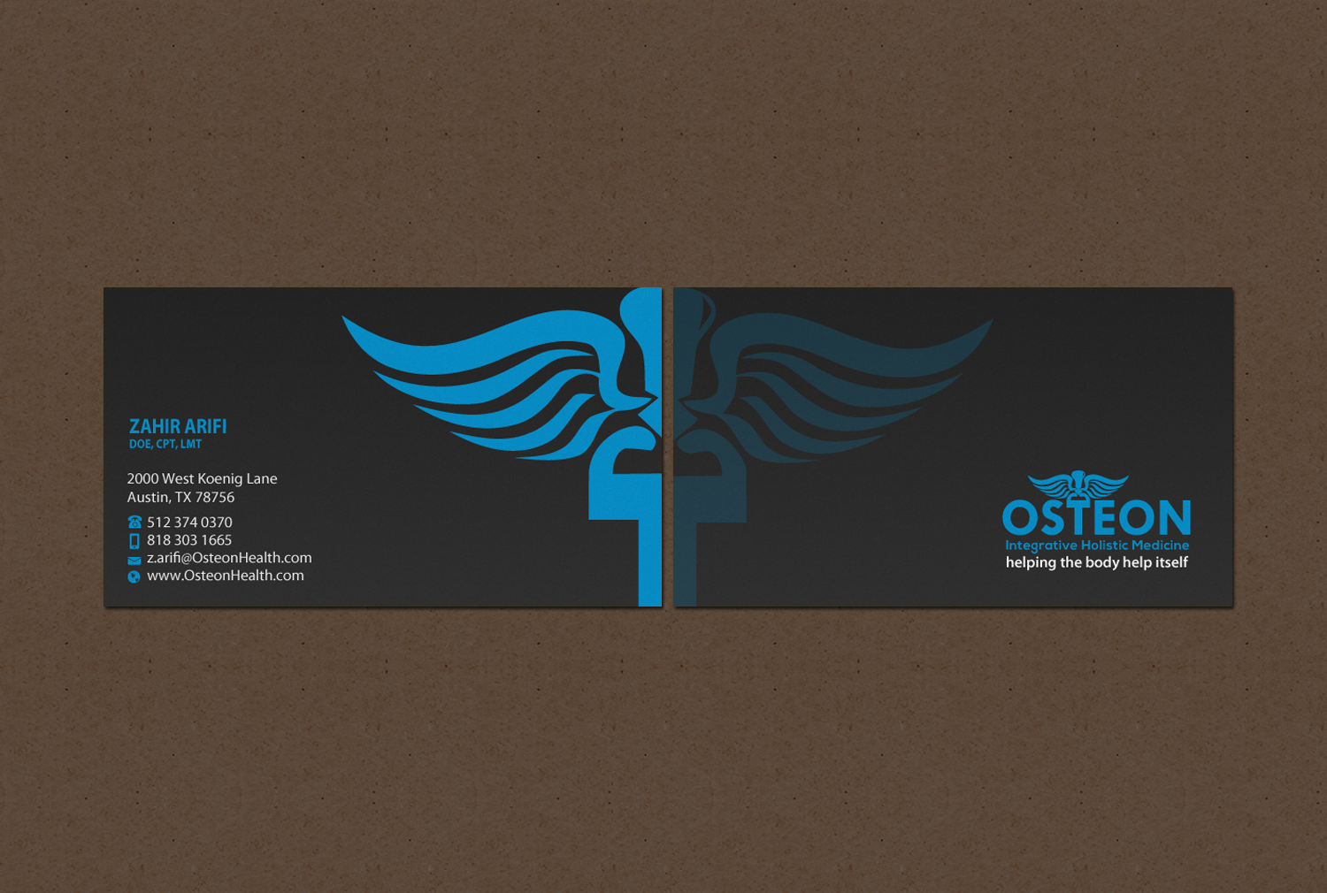Business Card Design by Brand aid for Axis Health | Design #16904098