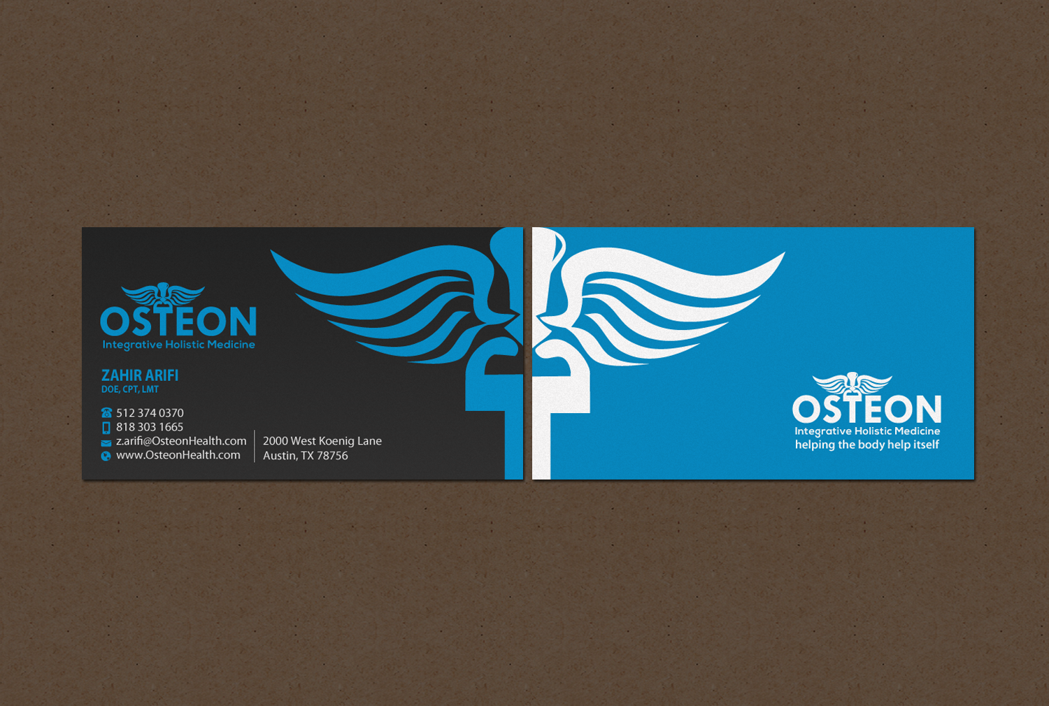 Business Card Design by Brand aid for Axis Health | Design #16904100