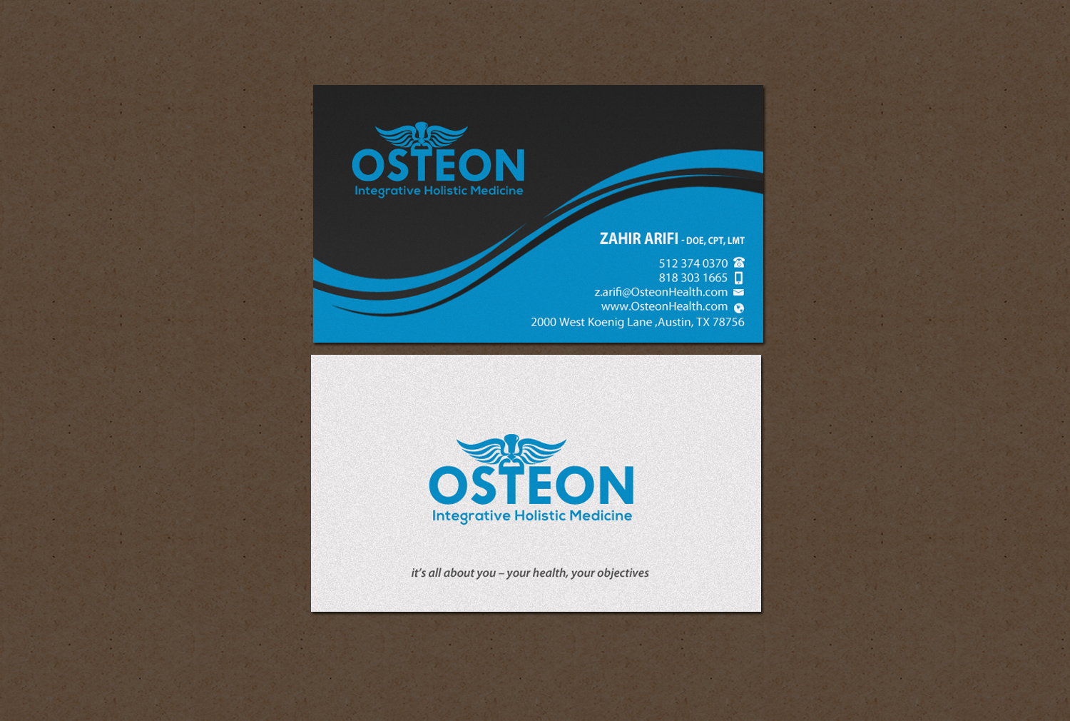 Business Card Design by Brand aid for Axis Health | Design #16904311