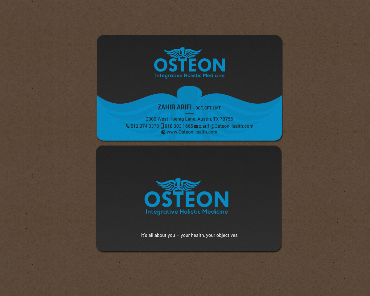 Diseño de Tarjeta de Presentación por chandrayaan.creative para Axis Health | Diseño #16901125