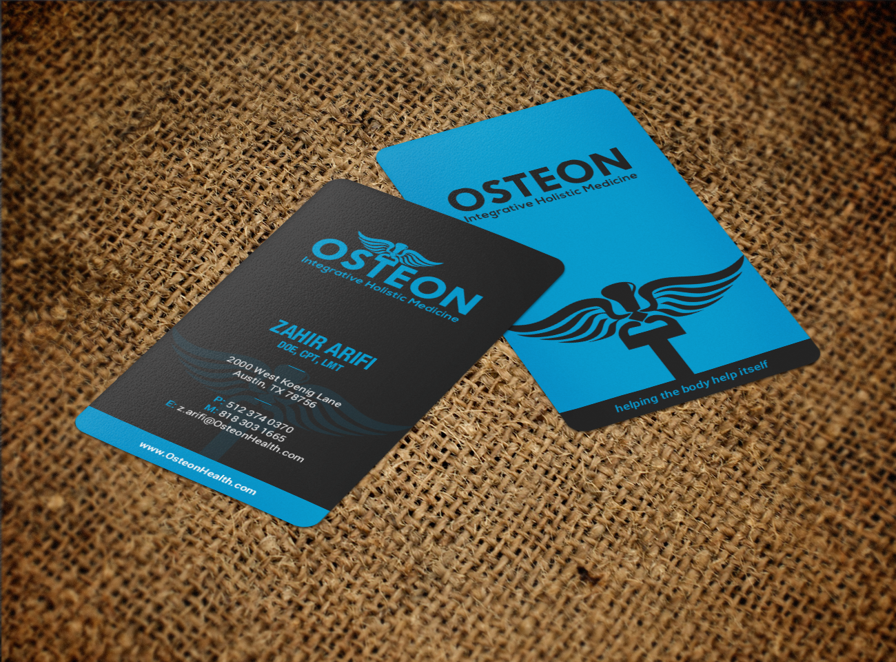 Business Card Design by chandrayaan.creative for Axis Health | Design #16901194