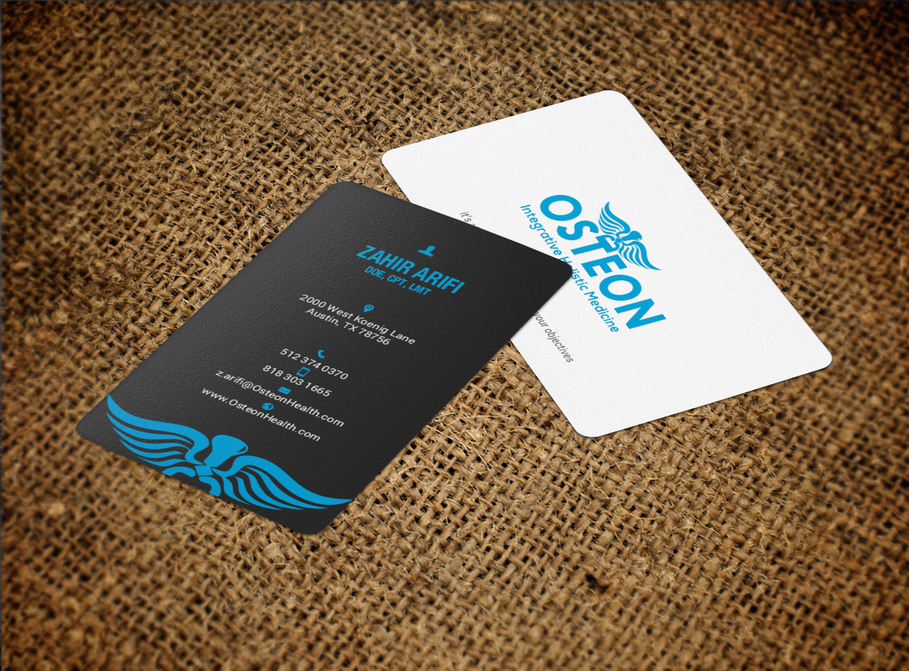 Visitenkarten-Design von chandrayaan.creative für Axis Health | Design #16901218