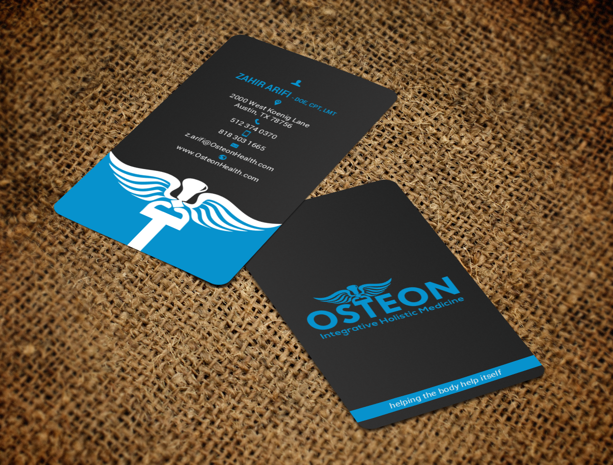 Design de Carte de Visite par chandrayaan.creative pour Axis Health | Design #16905251