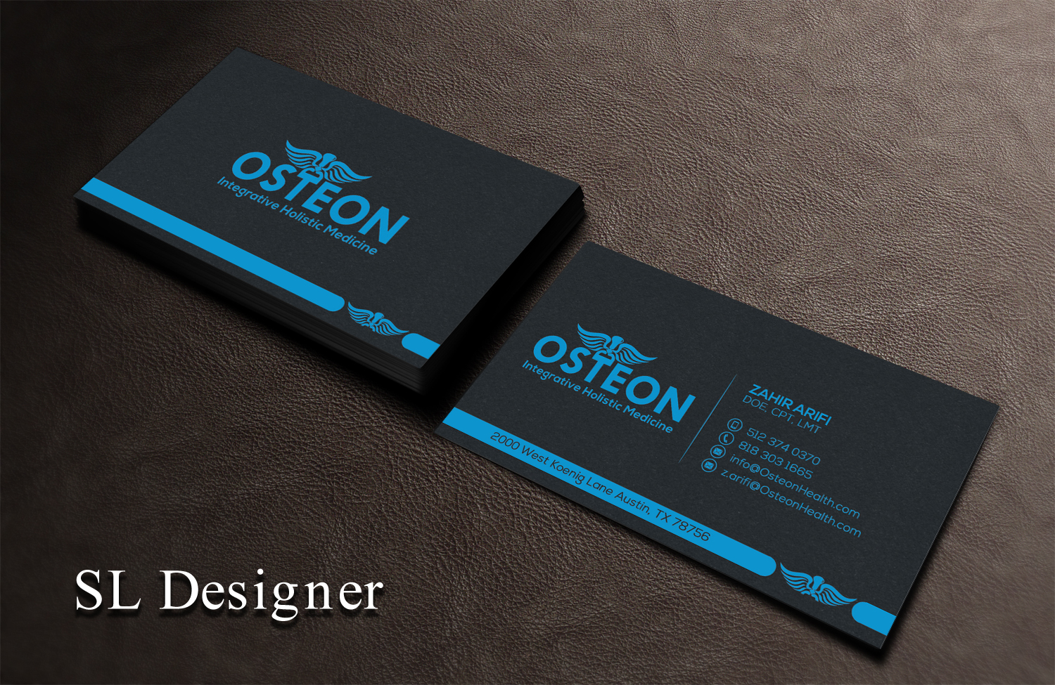 Business Card Design by SL Designer for Axis Health | Design #16901367