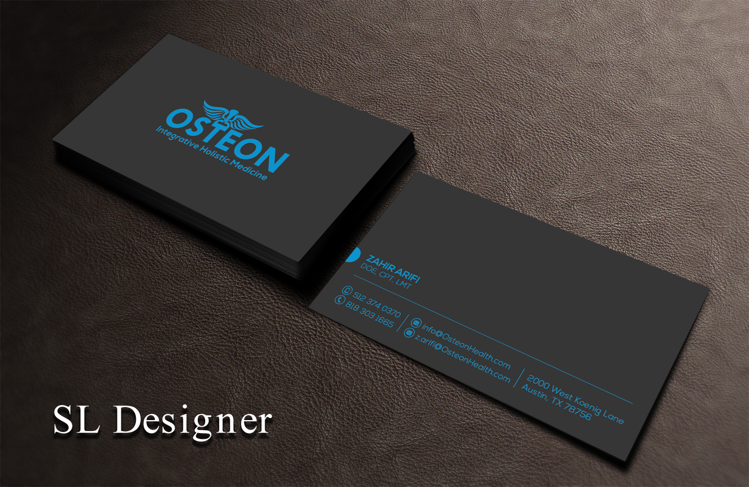 Business Card Design by SL Designer for Axis Health | Design #16901369