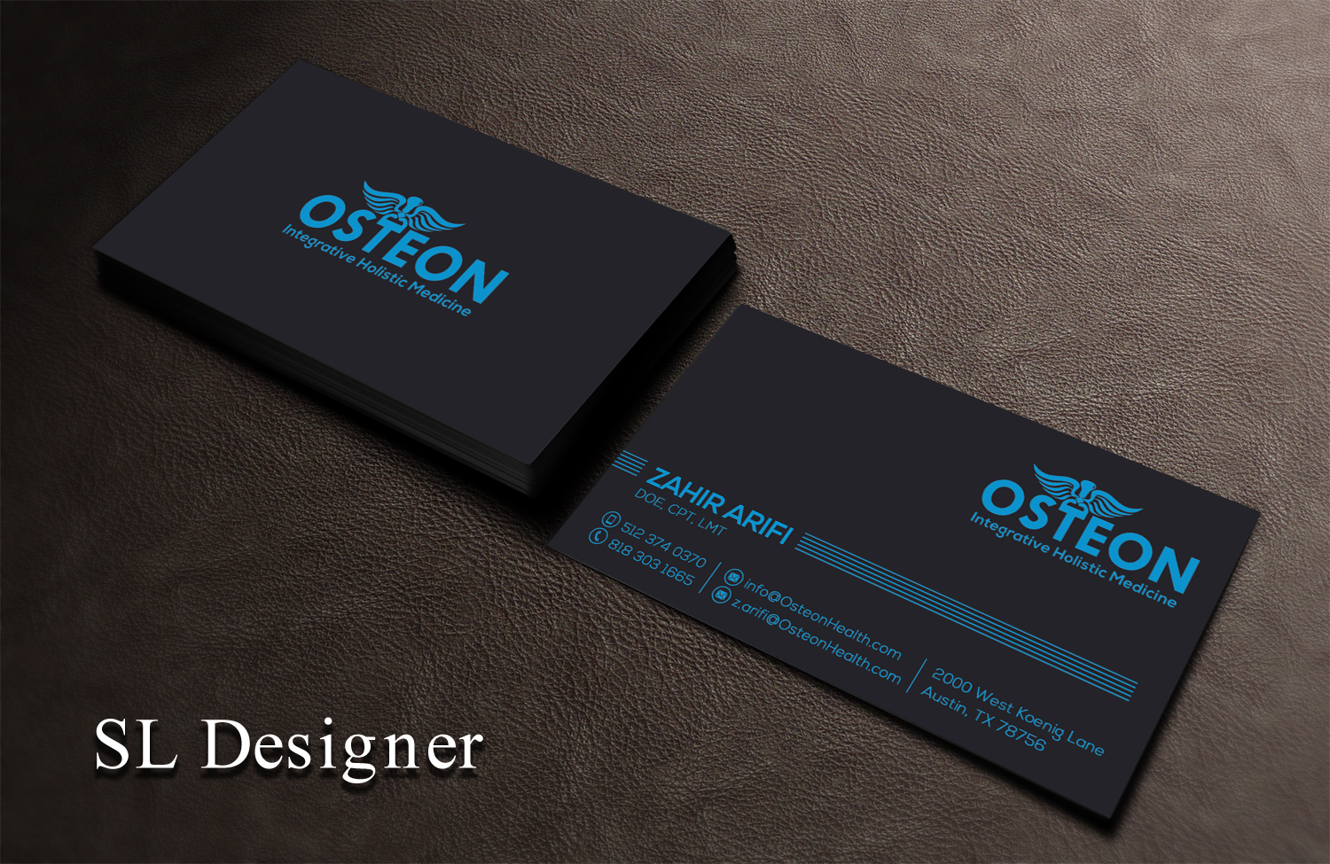 Business Card Design by SL Designer for Axis Health | Design #16901370