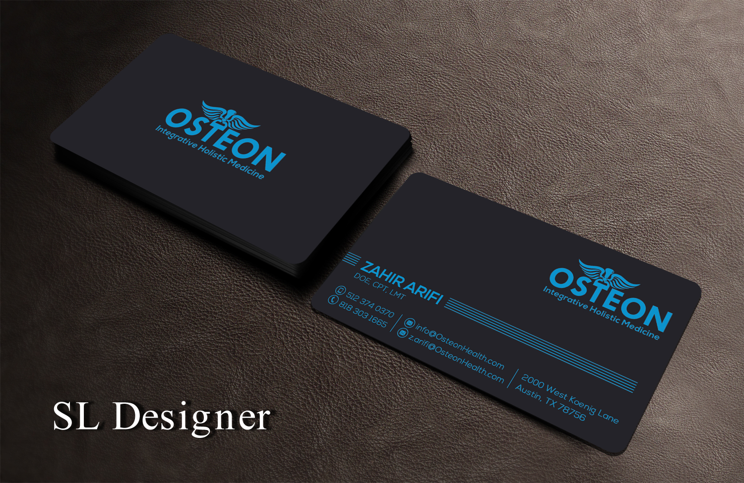 Business Card Design by SL Designer for Axis Health | Design #16901372
