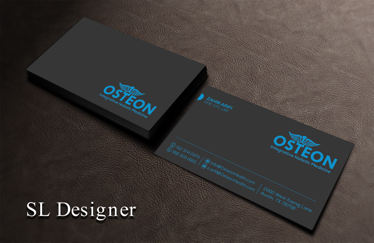 Business Card Design by SL Designer for Axis Health | Design #16901374
